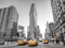 Yellow Taxis- Flatiron Building-Manhattan-New York Poster Print by Assaf Frank # AF201311181070C01